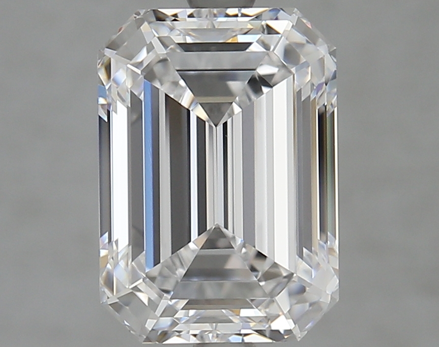 Emerald cut 4.14ct D FL