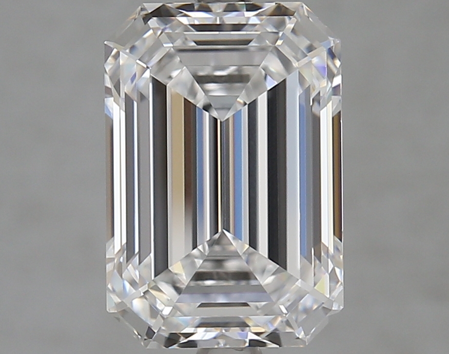Emerald cut 4.13ct D FL