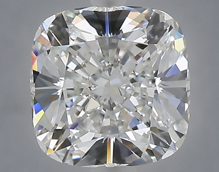2.56 carat f VVS2 EX Cut IGI cushion diamond