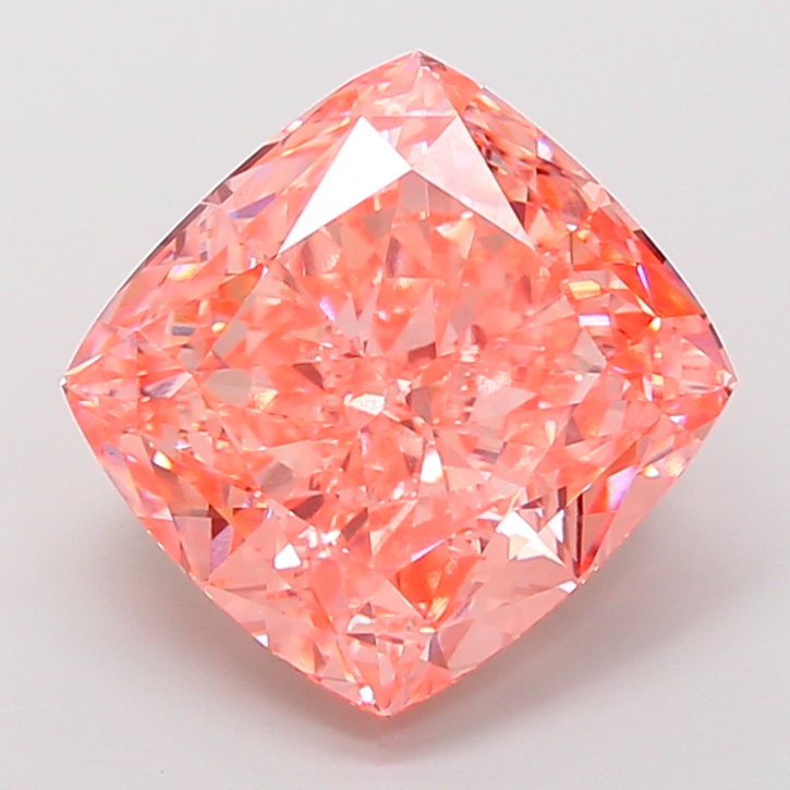 Cushion Modified 7.10ct Fancy Vivid Pink VS1