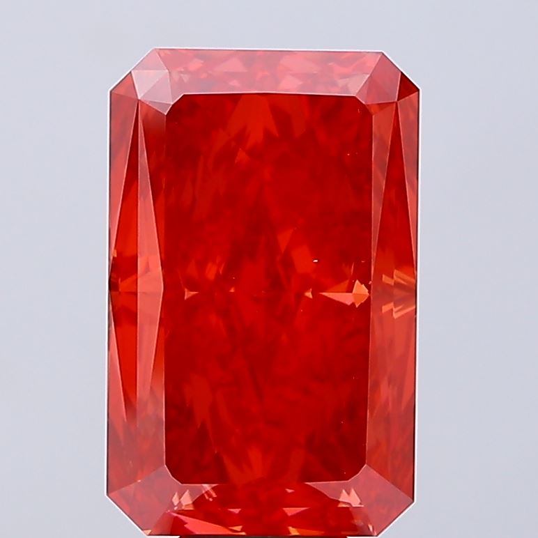 10.01ct Radiant Fancy Vivid Red VVS2 IGI