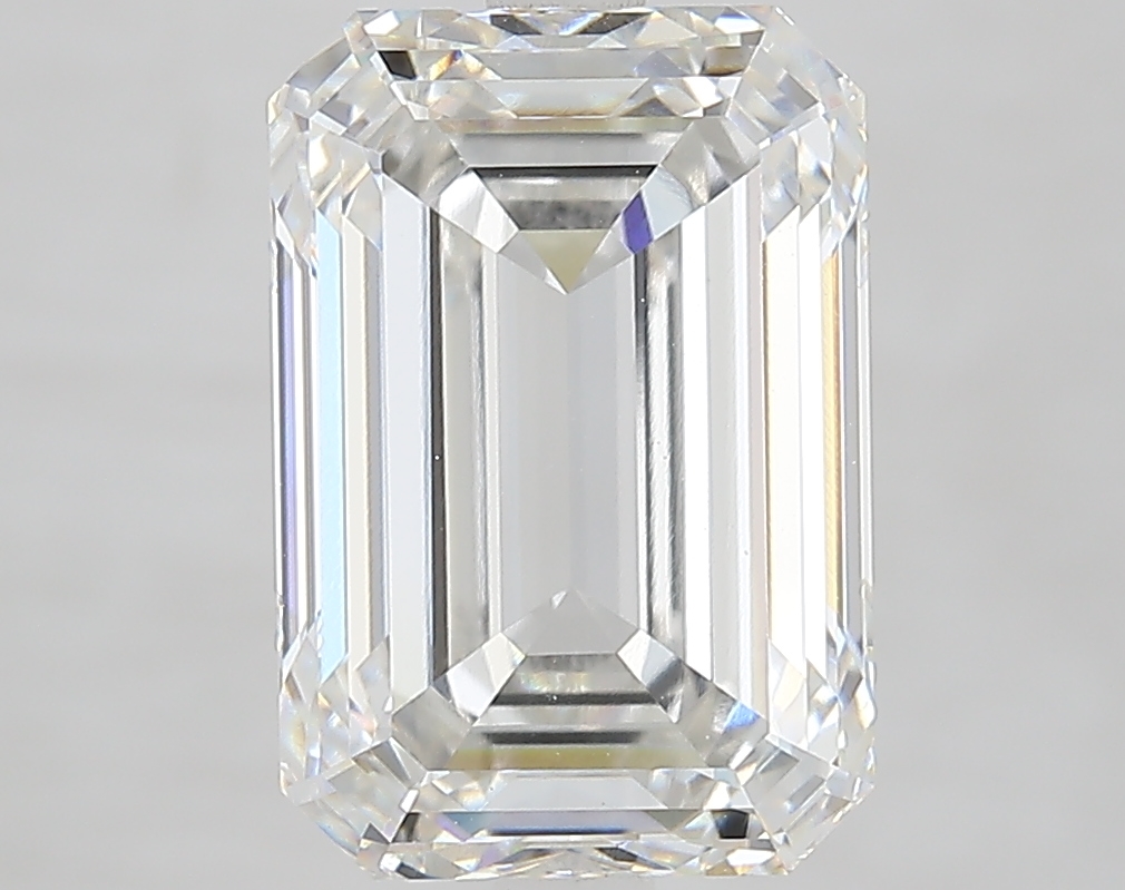Emerald cut 5.06ct F VVS1