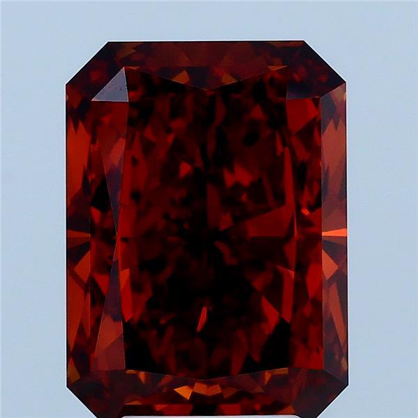 Radiant 4.00ct Fancy Vivid Orange VS1