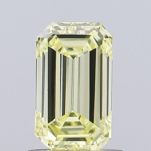 0.83ct Emerald Fancy Yellow VVS2 IGI