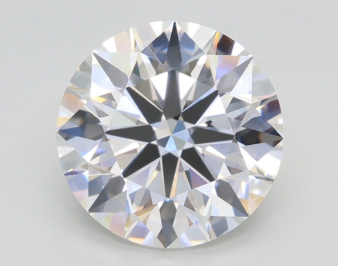 4.04ct Round · F · VS1 · IGI