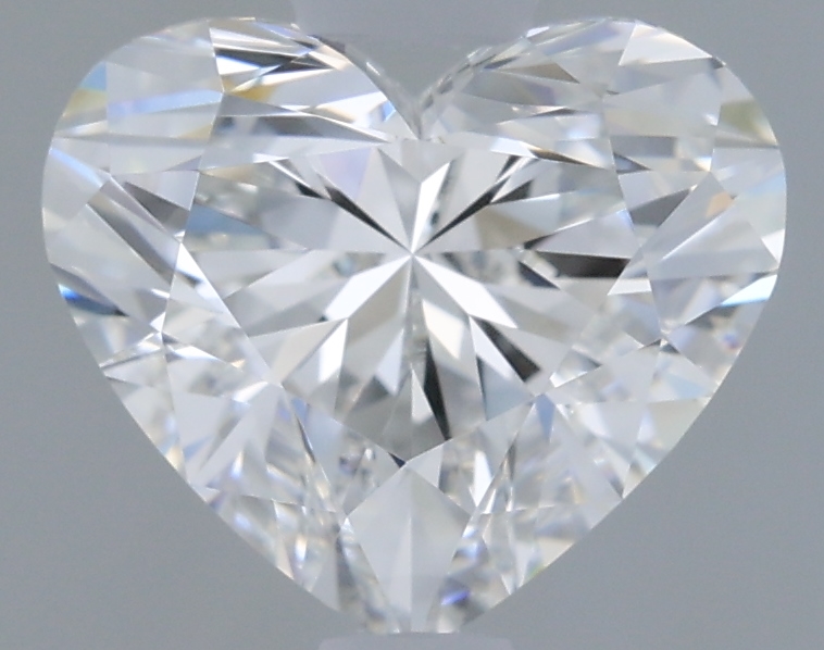 1.06 carat e VVS2 EX Cut IGI heart diamond