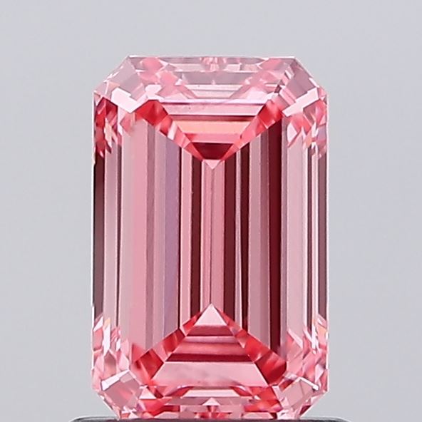 1ct Emerald Fancy Vivid Pink VS1 IGI