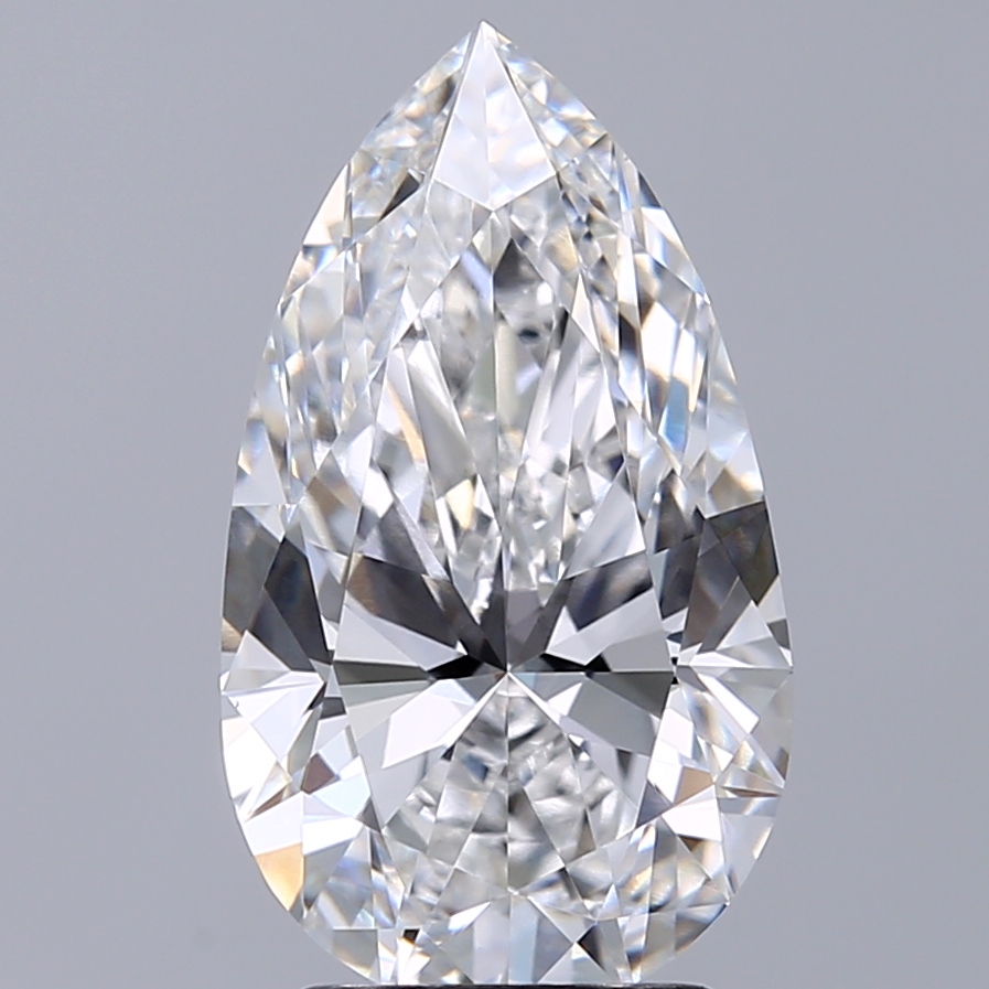 2.7ct Pear D VVS1 IGI