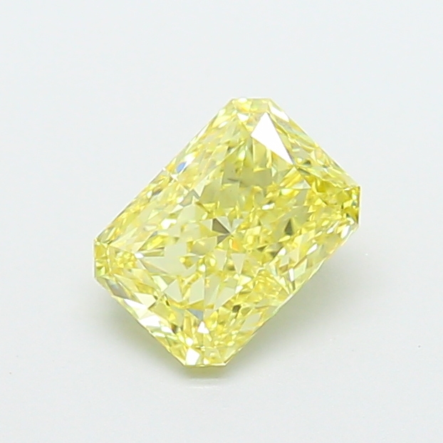 1.02ct Radiant Fancy Intense Yellow VS1 IGI