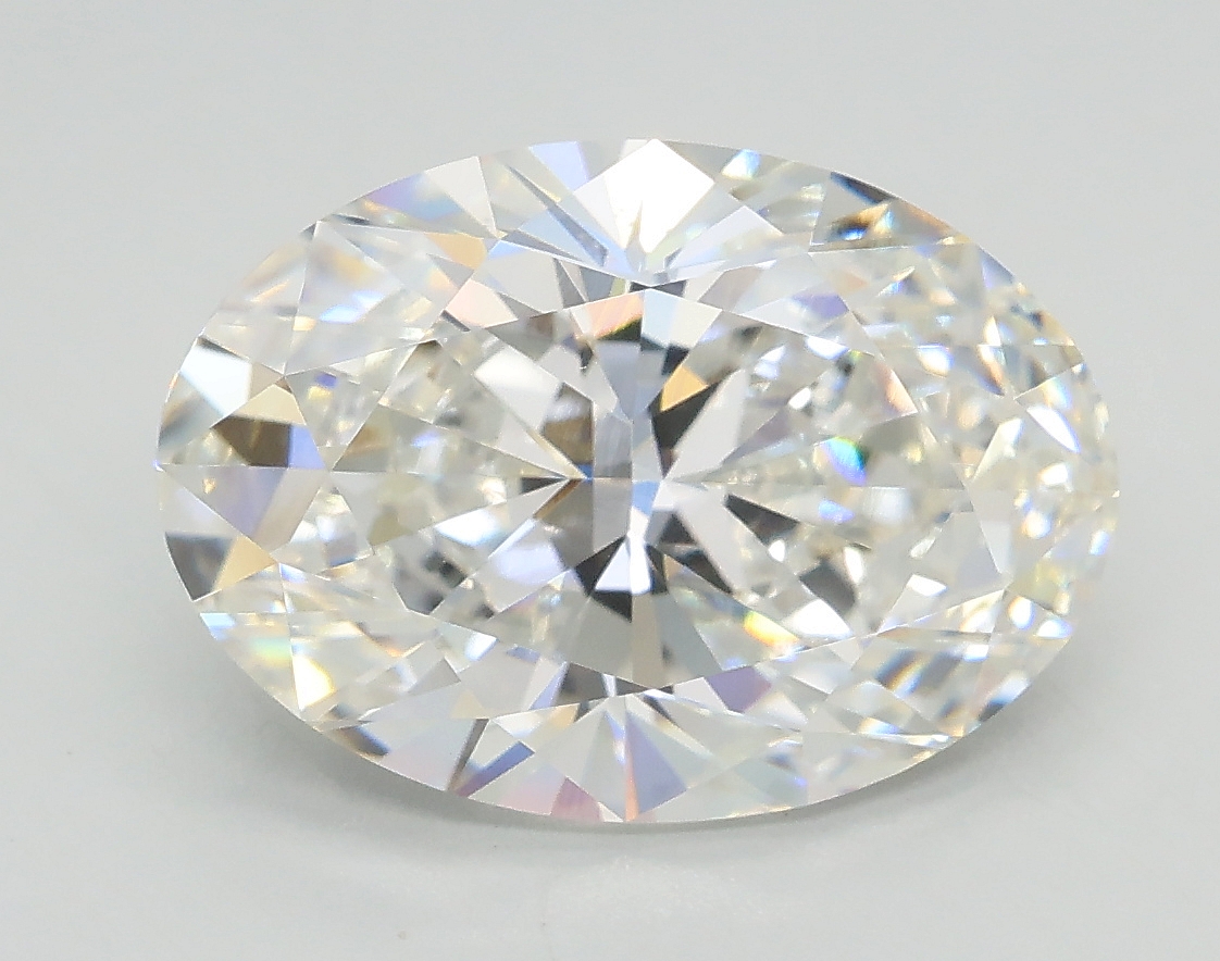 3.02 carat f VVS2 EX Cut IGI oval diamond