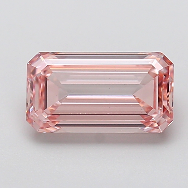 2.3ct Emerald Fancy Intense Pink VS1 IGI