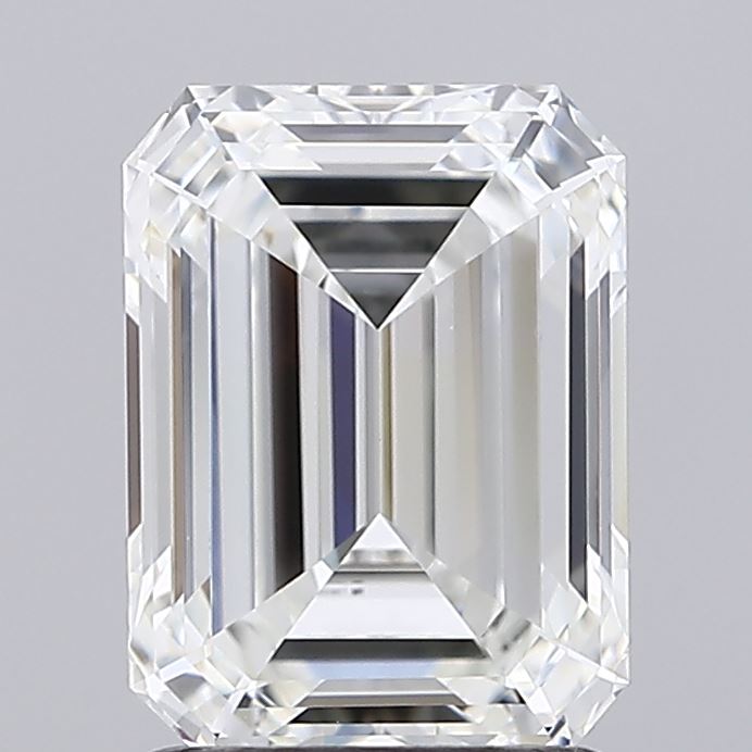 1.78 ct. emerald Lab Grown Diamond front image