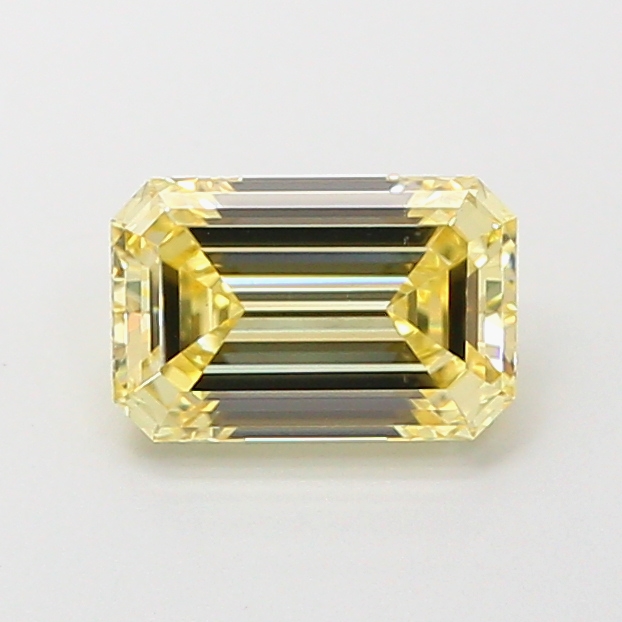 1.05ct Emerald Fancy Yellow VS2 IGI