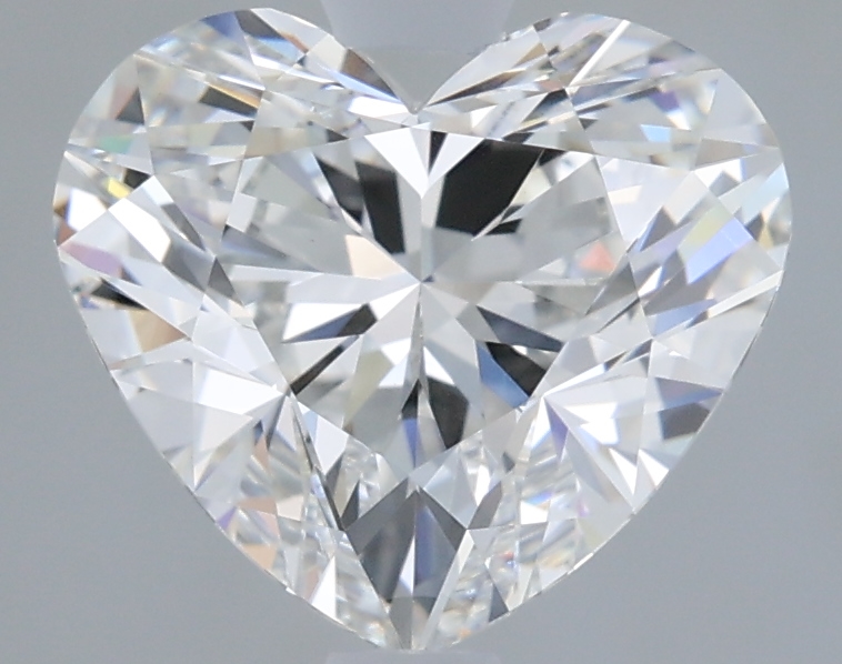 2.08 carat f VVS2 EX Cut IGI heart diamond