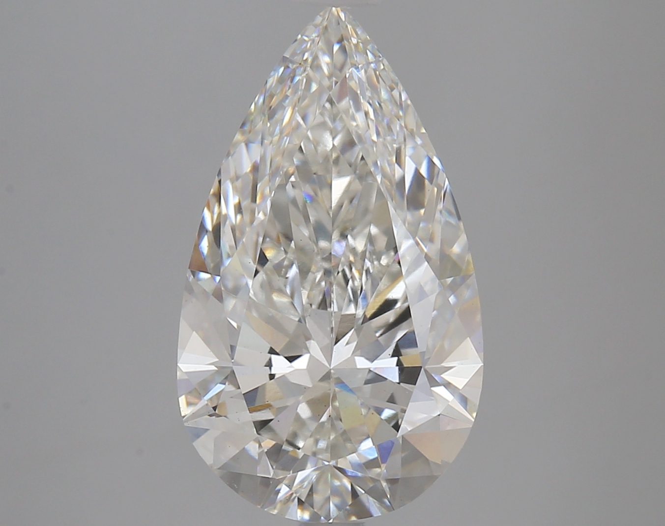 4.45ct Pear Lab-Grown Diamond · F/VS2