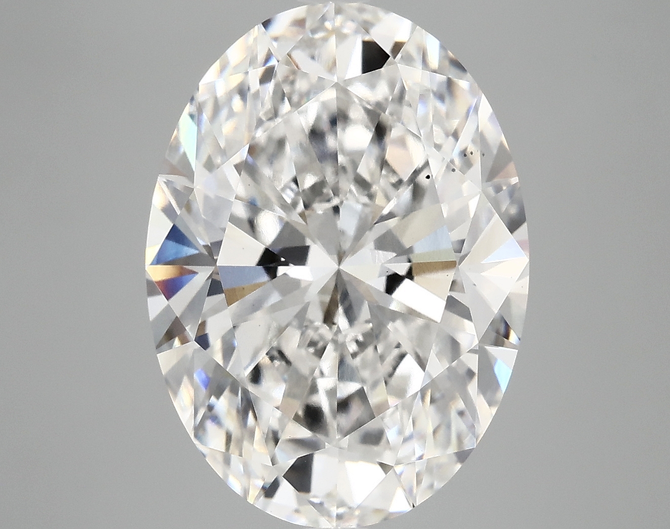 Oval 7.16ct E VS2