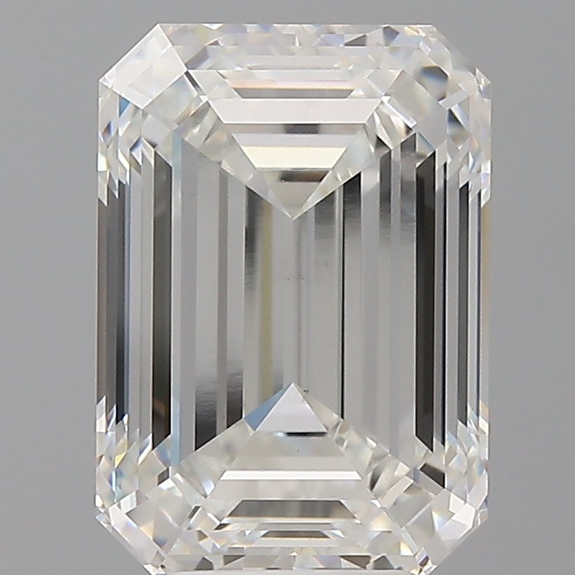 Emerald cut 5.57ct F VVS2