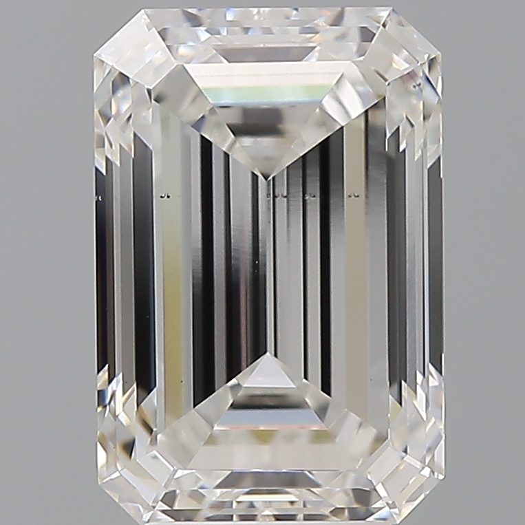 Emerald cut 4.51ct F VS2