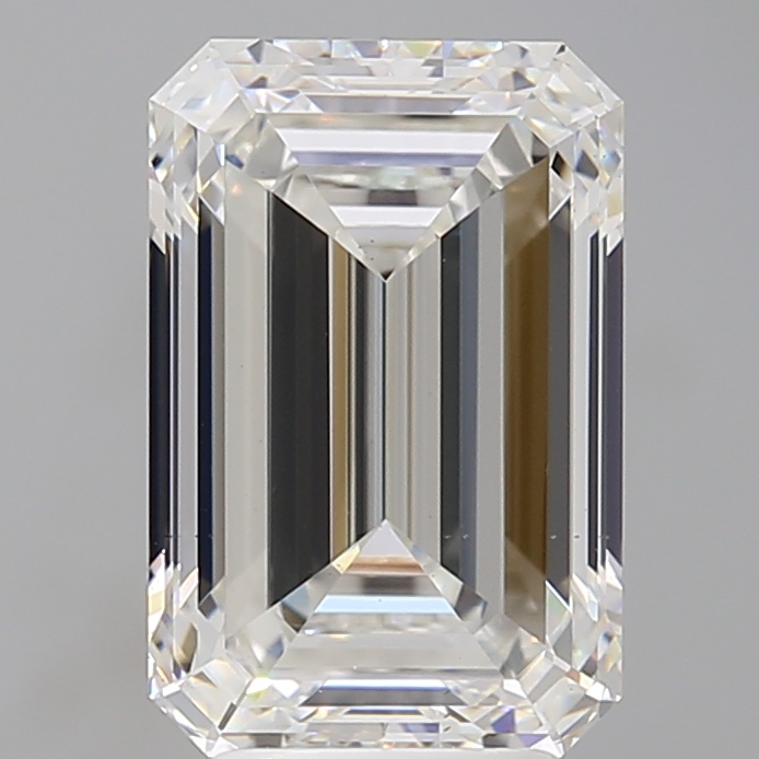 Emerald cut 4.51ct F VS2