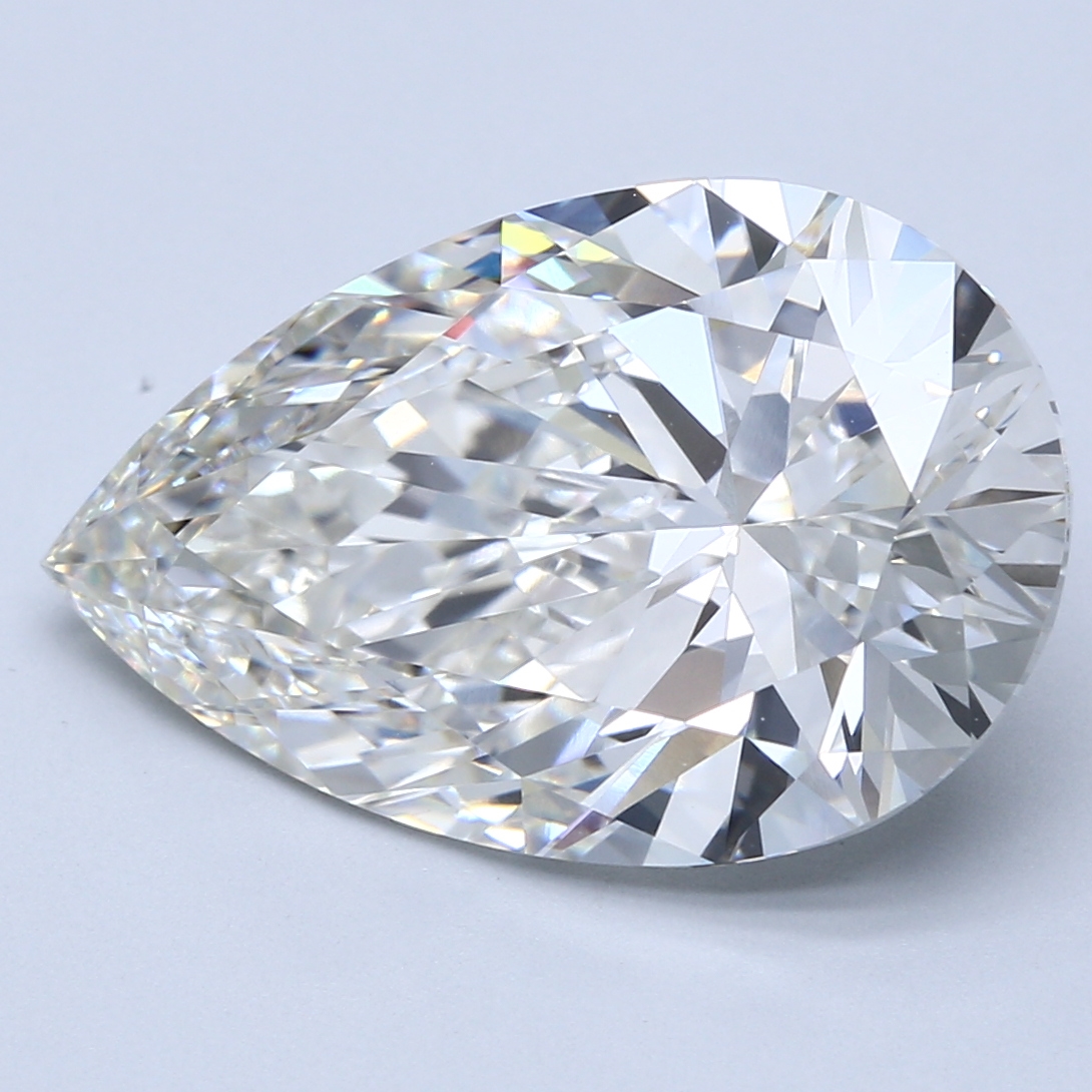 Pear 9.57ct H VVS2
