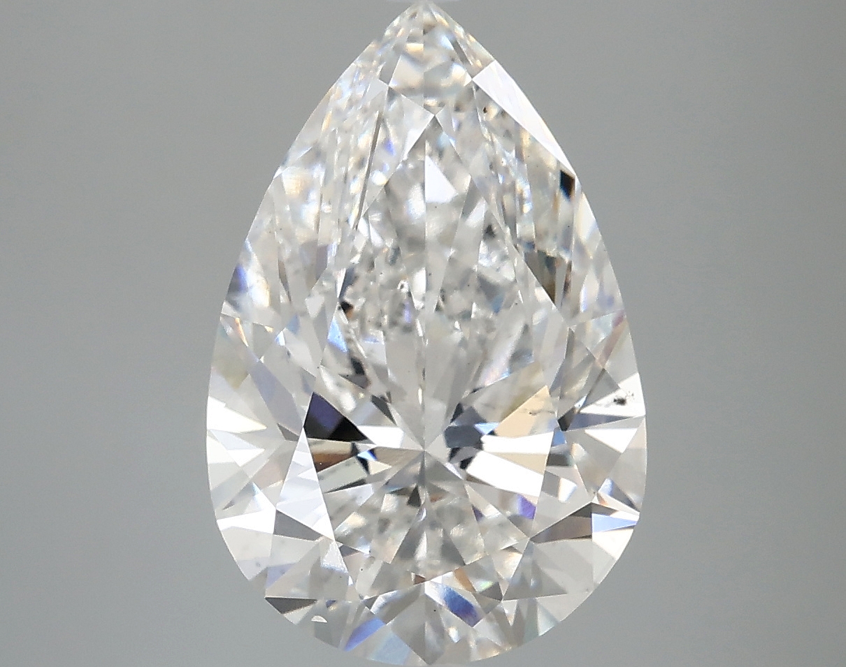 Pear 4.83ct E VS2