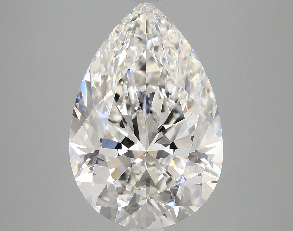 Pear 4.94ct F VVS2