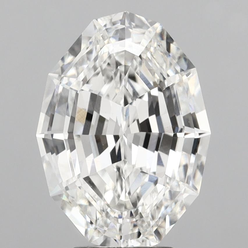 4.71ct Oval Step F VS1 IGI
