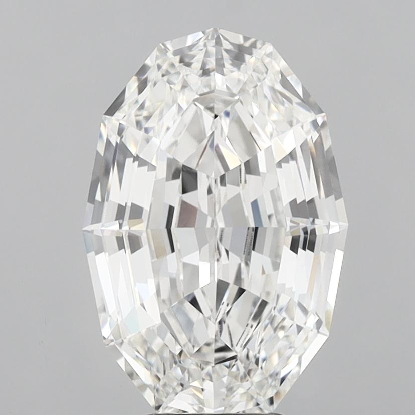 6.38ct Oval Step F VVS2 IGI