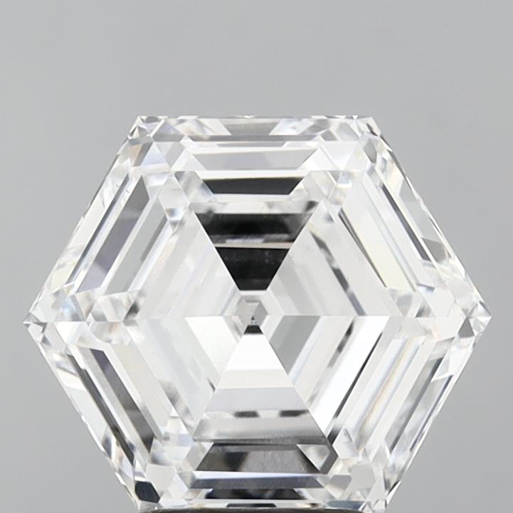 3.81 Carat Hexagonal Cut Lab Diamond