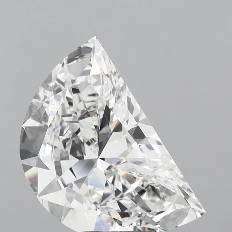3.51 Carat Half Moon Cut Lab Diamond