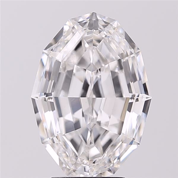 4.71ct Oval Step F VS1 IGI
