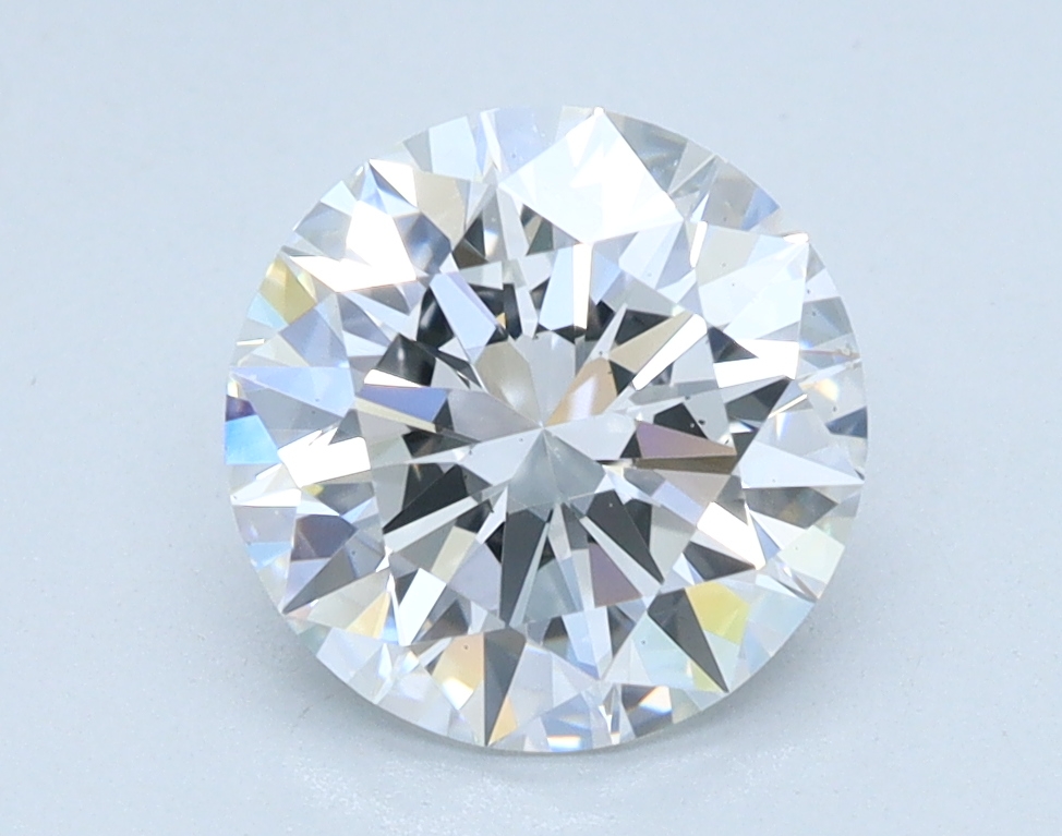 1.5 Carat Round Cut Lab Diamond