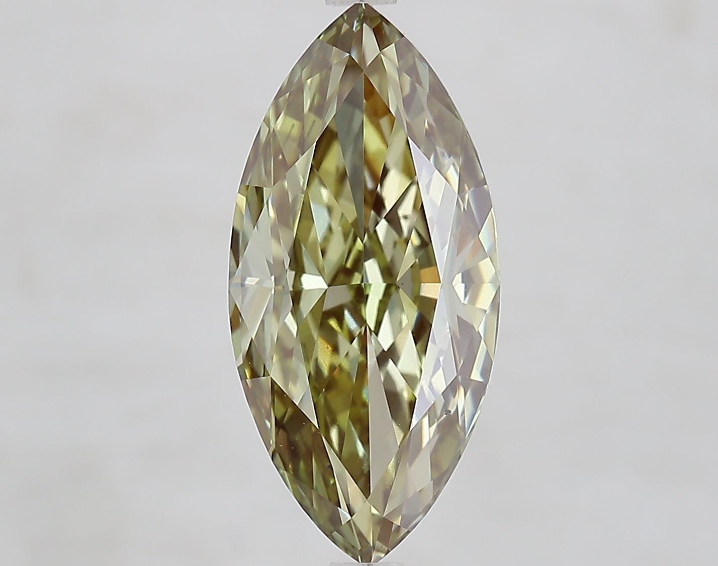 5.01ct Marquise Fancy Vivid Green VS2 IGI