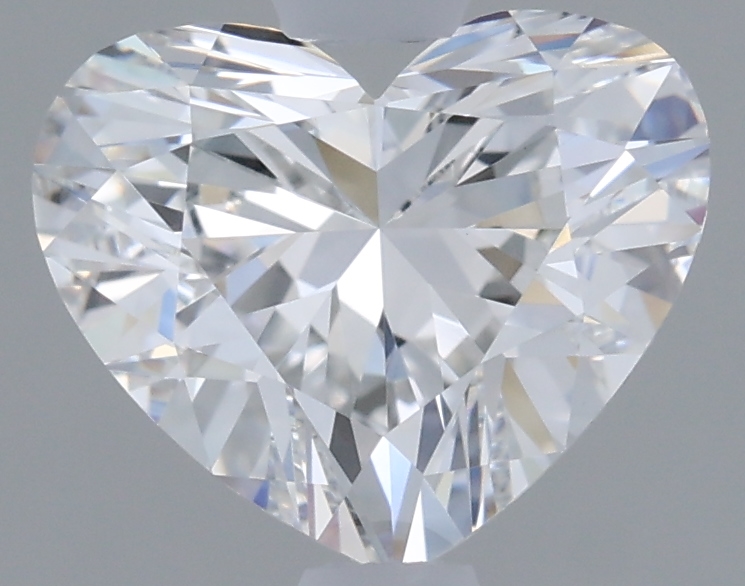 1.04 carat e VVS2 EX Cut IGI heart diamond