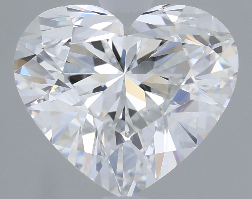 2.08 carat e VVS2 EX Cut IGI heart diamond