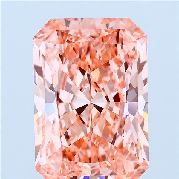 Radiant 4.00ct Fancy Vivid Pink VS1