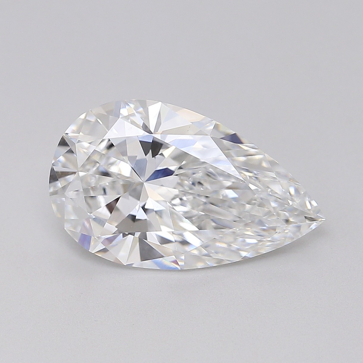 Pear 5.52ct E VS1