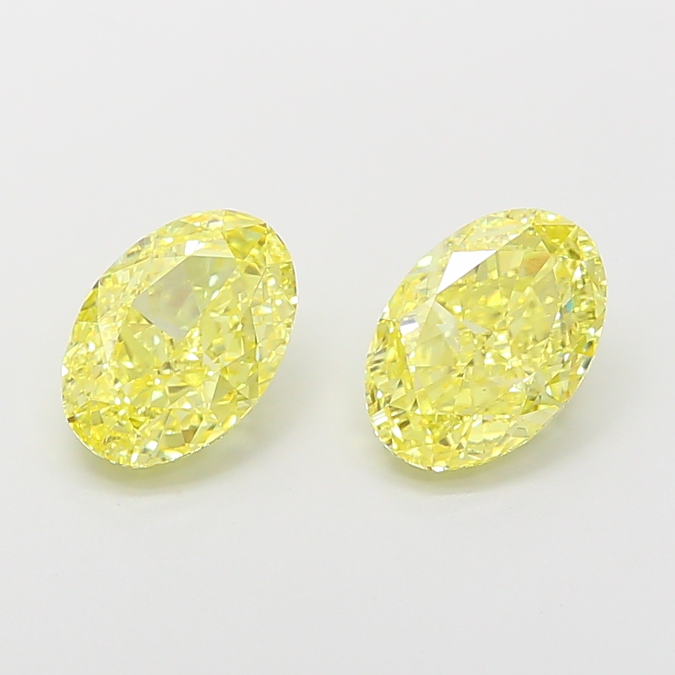 1.57ct Oval Fancy Intense Yellow VS1 IGI