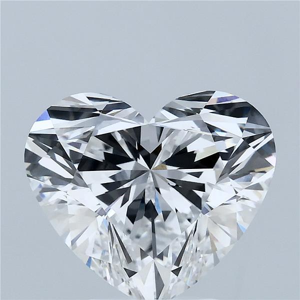4.08 Carat Heart Cut D VVS2 Diamond - view 1