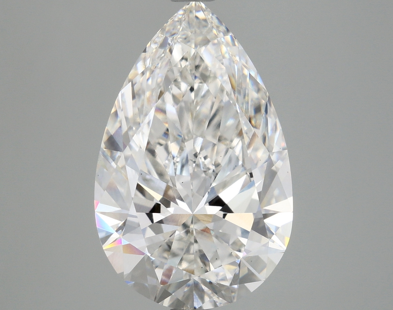 Pear 4.89ct E VS1