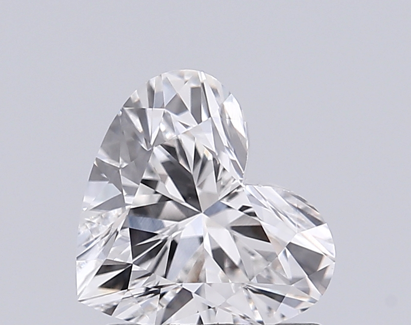 1.1 carat e VVS2 EX Cut IGI heart diamond