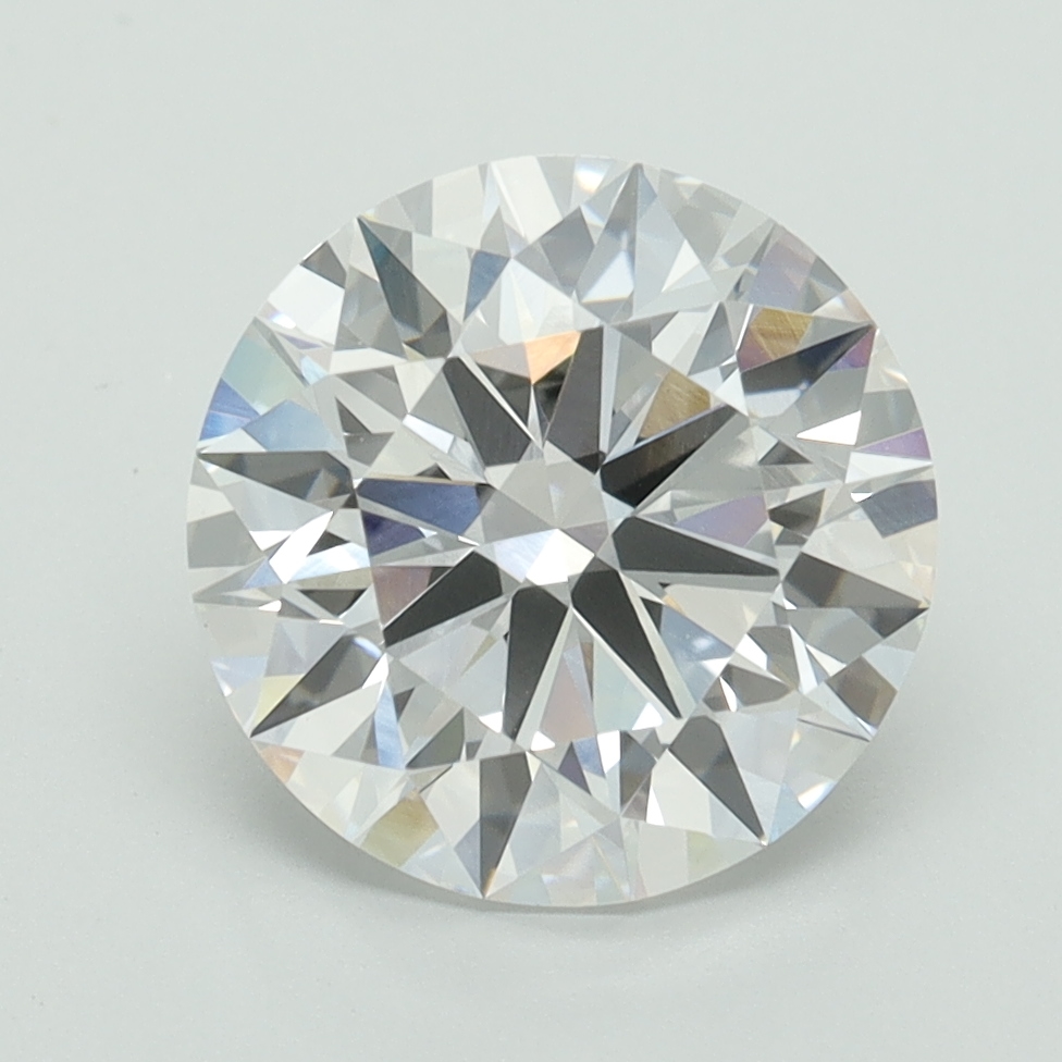 3.04ct Round · D · VVS2 · IGI