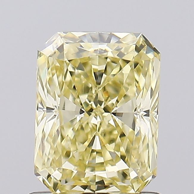 1.07ct Radiant Fancy Yellow VVS2 IGI
