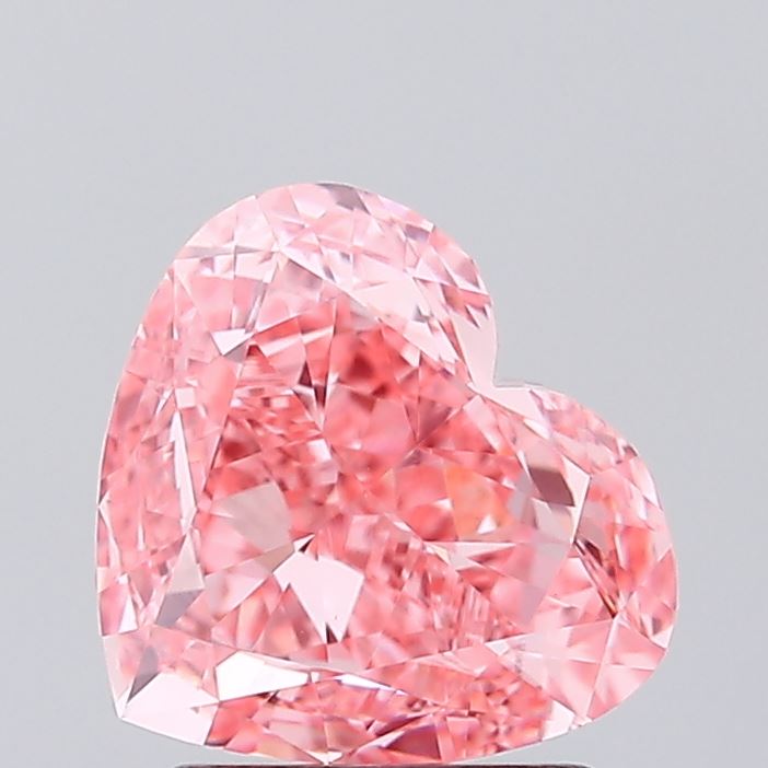 2.03ct Heart Fancy Vivid Pink VVS2 IGI