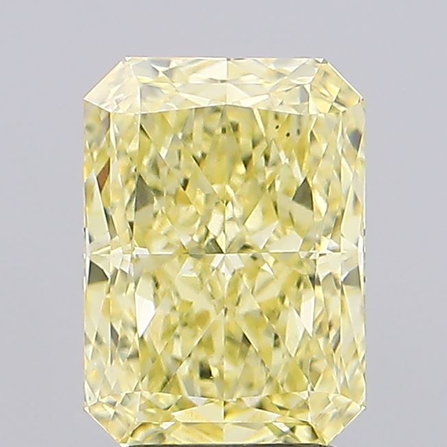 2.65ct Radiant Fancy Intense Yellow VS1 IGI
