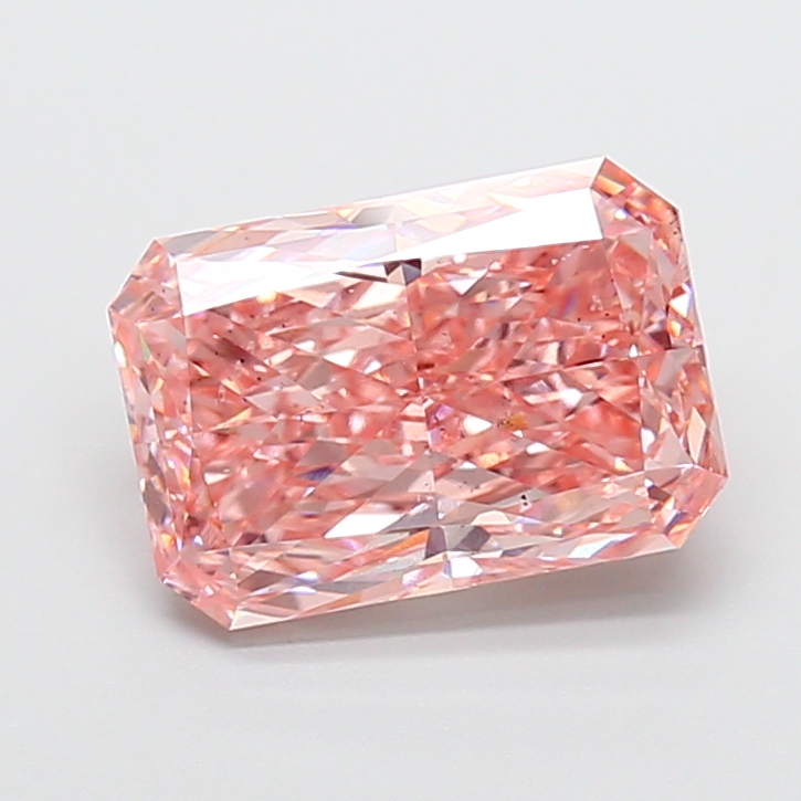 Radiant 4.00ct Fancy Vivid Pink VS2