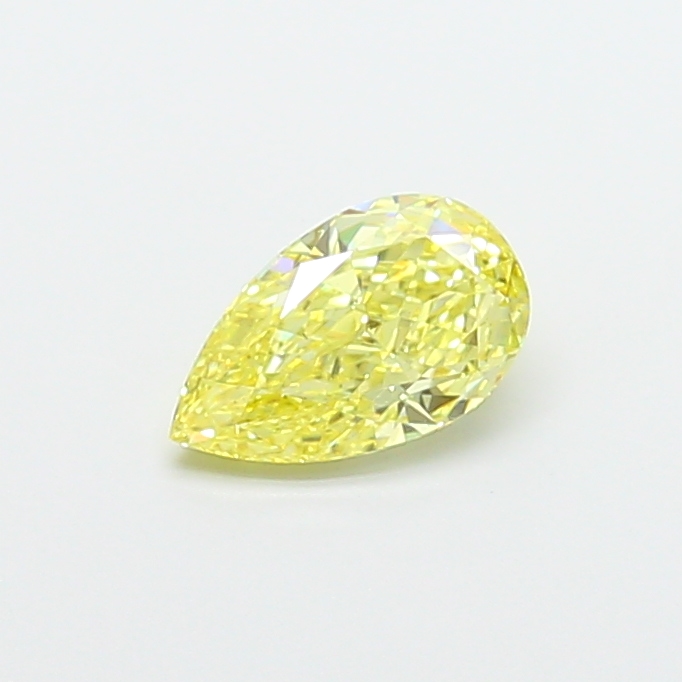 1.26ct Pear Fancy Intense Yellow VS1 IGI