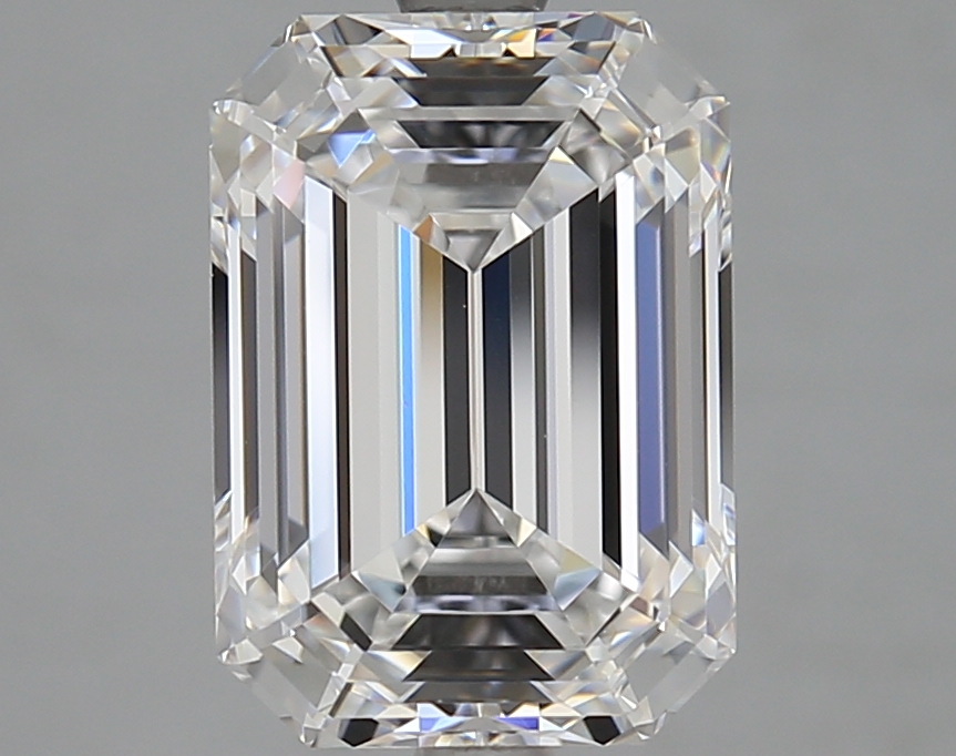 Emerald cut 4.18ct D VVS2