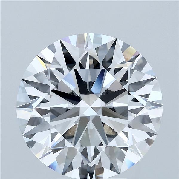 6.52 Carat Round Cut E VVS2 Diamond - view 1