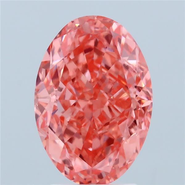 Oval 4.20ct Fancy Vivid Pink VS1